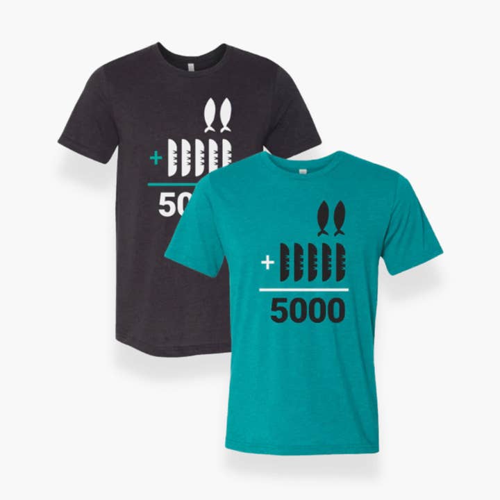 2+5=5000 T-Shirt for wholesale by The Chosen