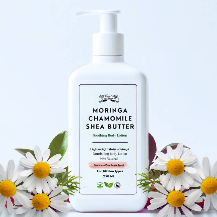 Skin Calming Lotion with Moringa, Chamomile & Aloe for wholesale by Xclusiv Organics