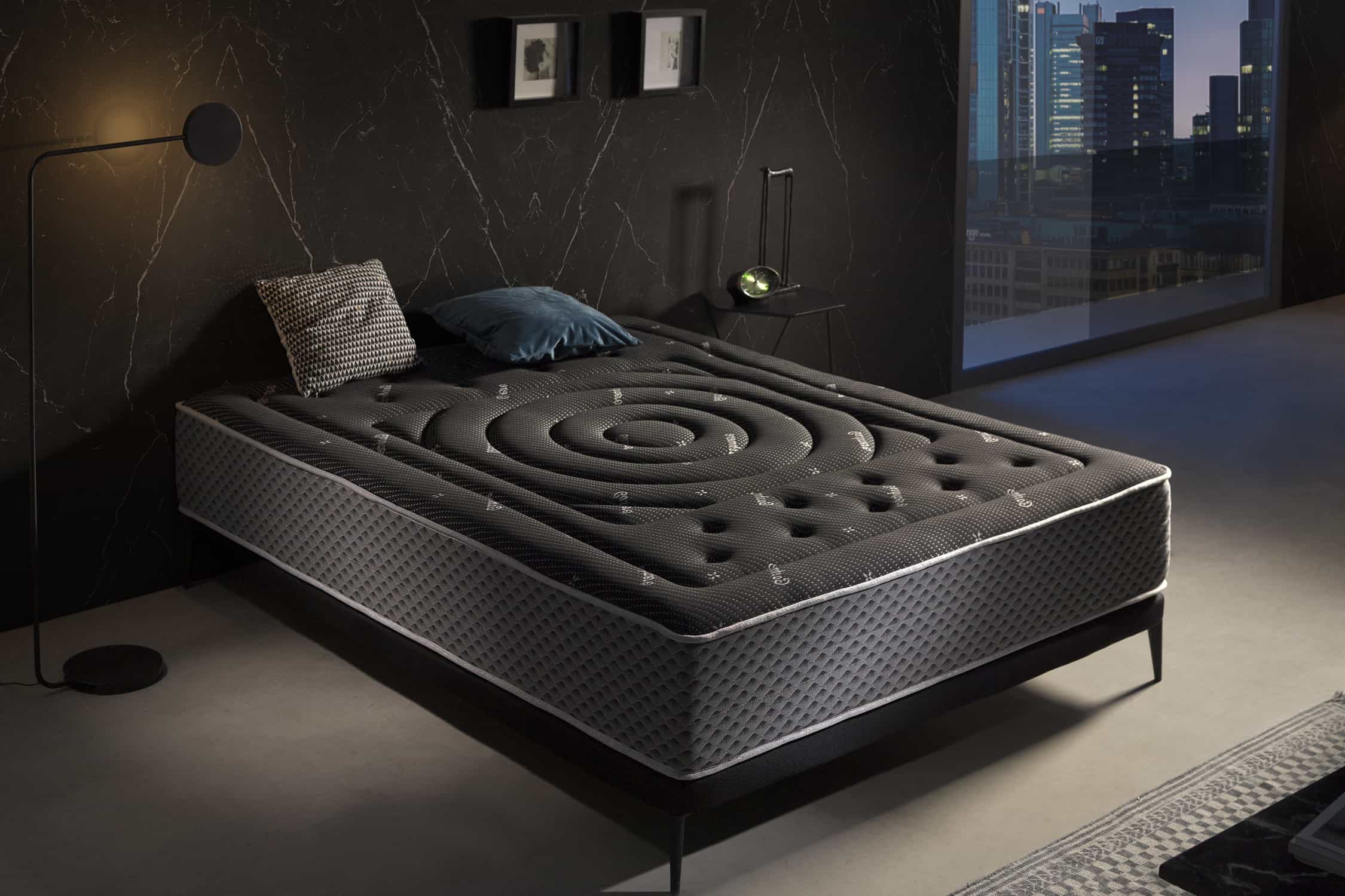 Moonia - Wholesale Bed - Premium Black Multizone Mattress, 27cm, 160x200cm - Moonia1