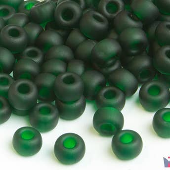 156F - Givre Transparent Émeraude Profonde pour la vente par The KnittingZone