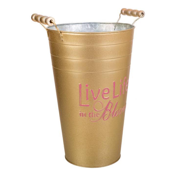 Metal vase for wholesale by Creaciones Meng