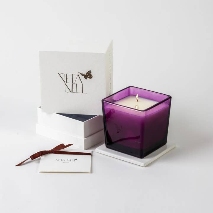 INDIGO NO. 1 Candle | Lux Box | Coco Wax | Essential Oils for wholesale by Veta Nell