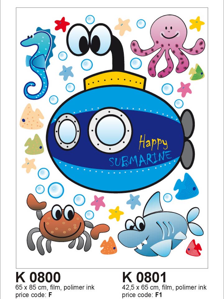 Wall Sticker Underwater World for wholesale by The Design Department b.v.