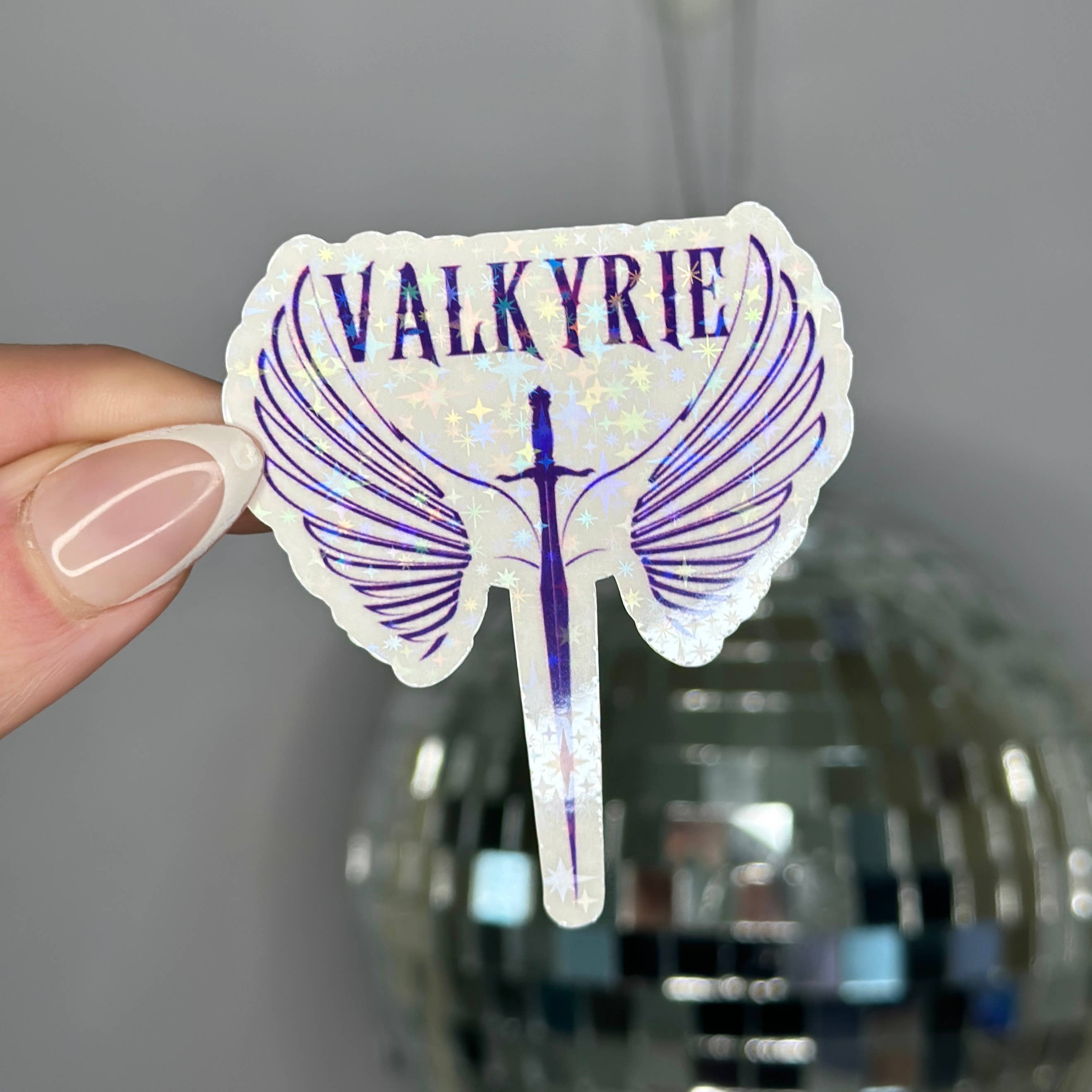 Hailey Liz Designs - Vente Autocollant - Autocollant holographique Valkyrie4