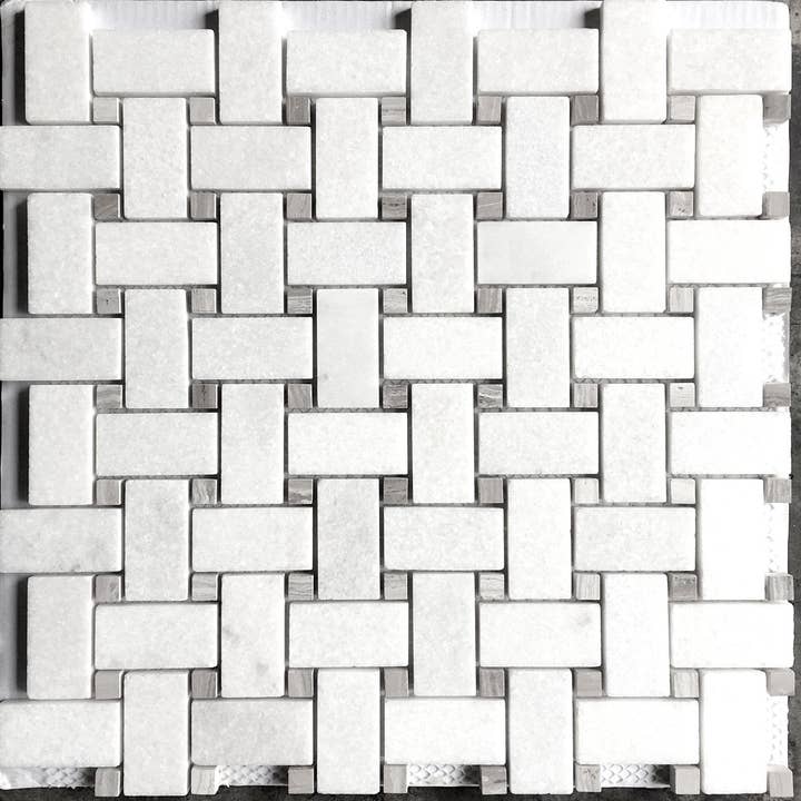 RSTM - Wholesale Wall Tile - Basketweave Carrera Kitchen Backsplash Tiles