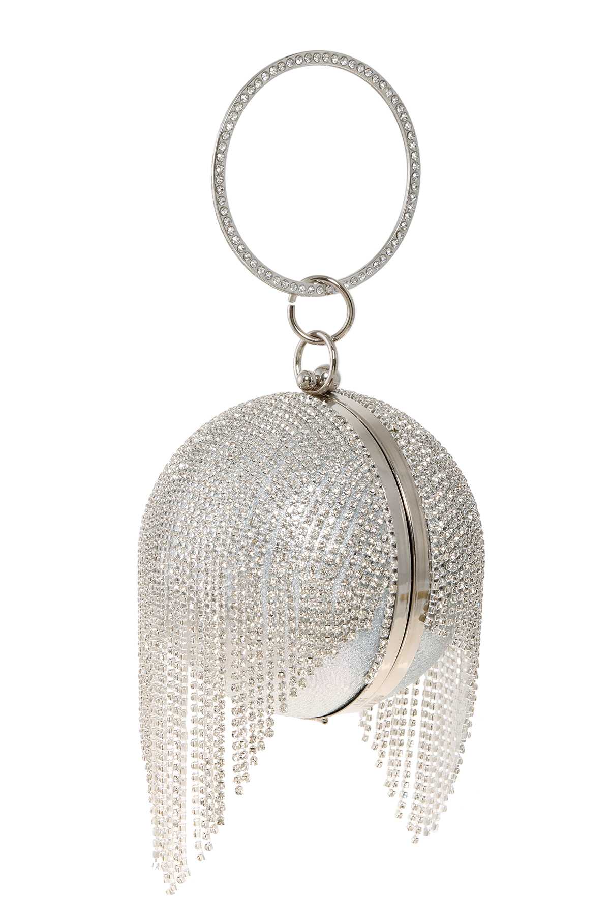 Shop Neighbors – wholesale Kuvertväska - Dam – Full strass frans boll form koppling10