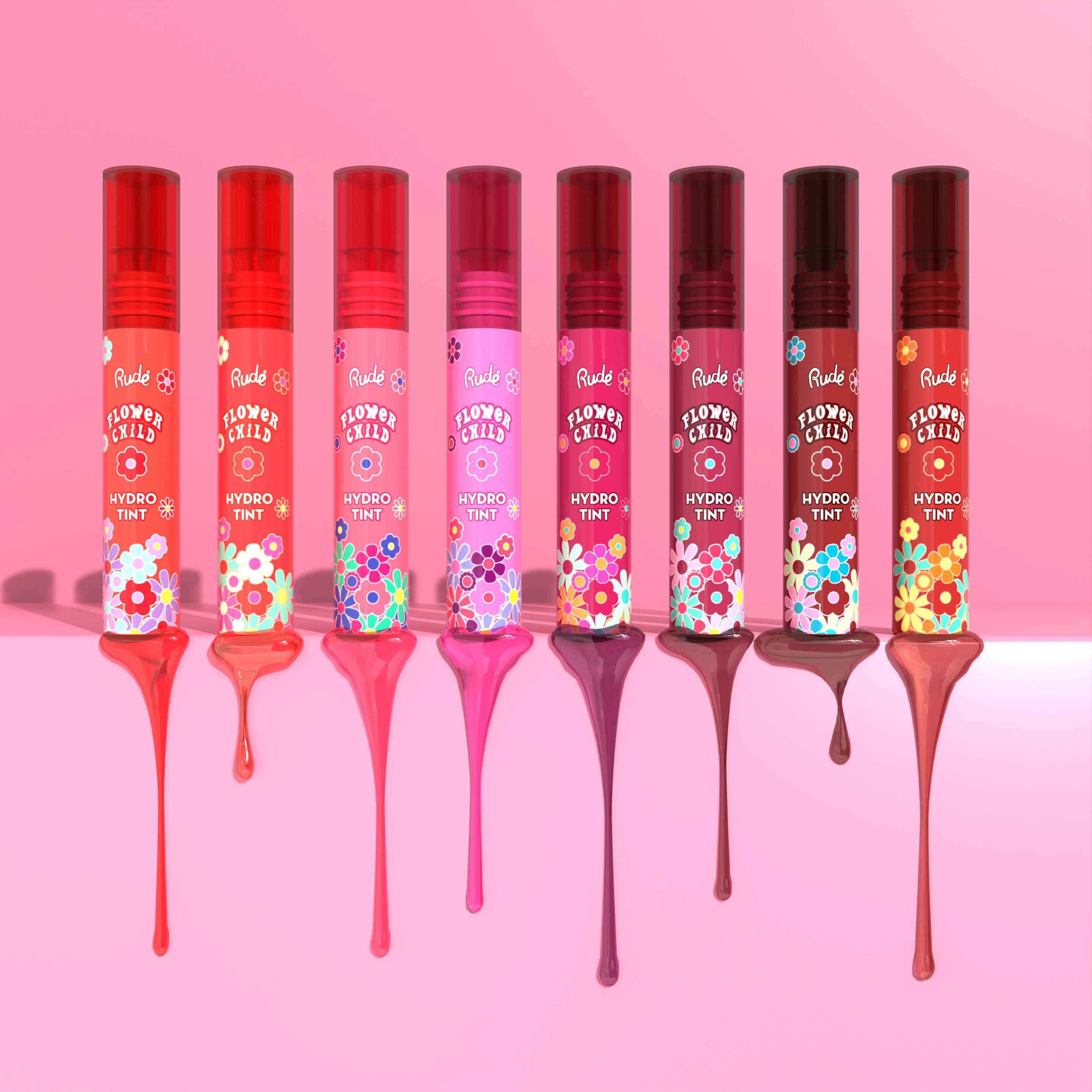 Rude Cosmetics - Wholesale Lip Stain/Dye/Tint - Flower Child Hydro Tint16