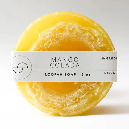 Lend Me Some Sugar Bath Company - Wholesale Bar Soap - Mango Colada Loofah Soap0