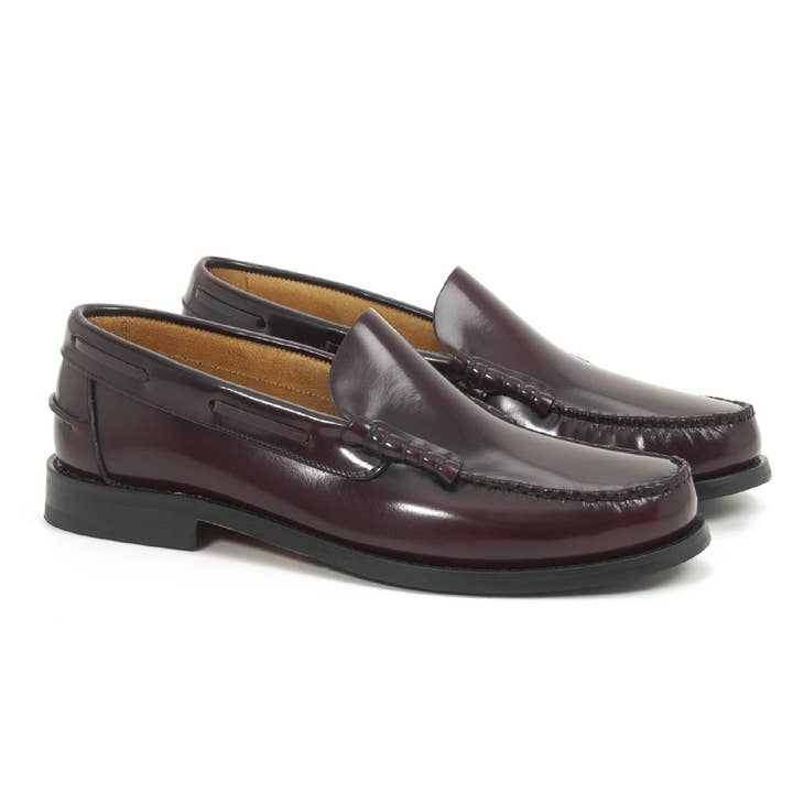 Castellanos Burgundy Leather Cr-22124-Bordeaux for wholesale by Caramelo Shoes