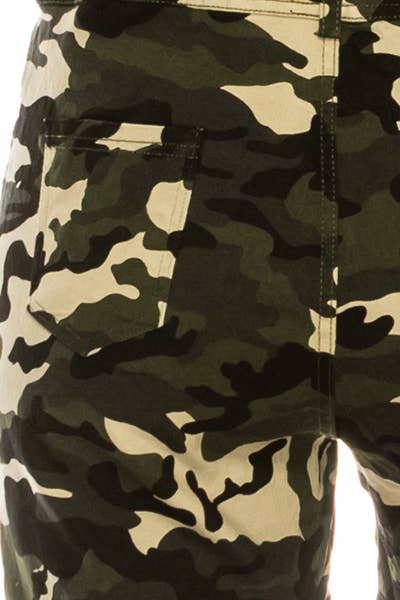 Color 5 – Großhandel Overall – Damen – Overall Shorts mit Tarnmuster und7