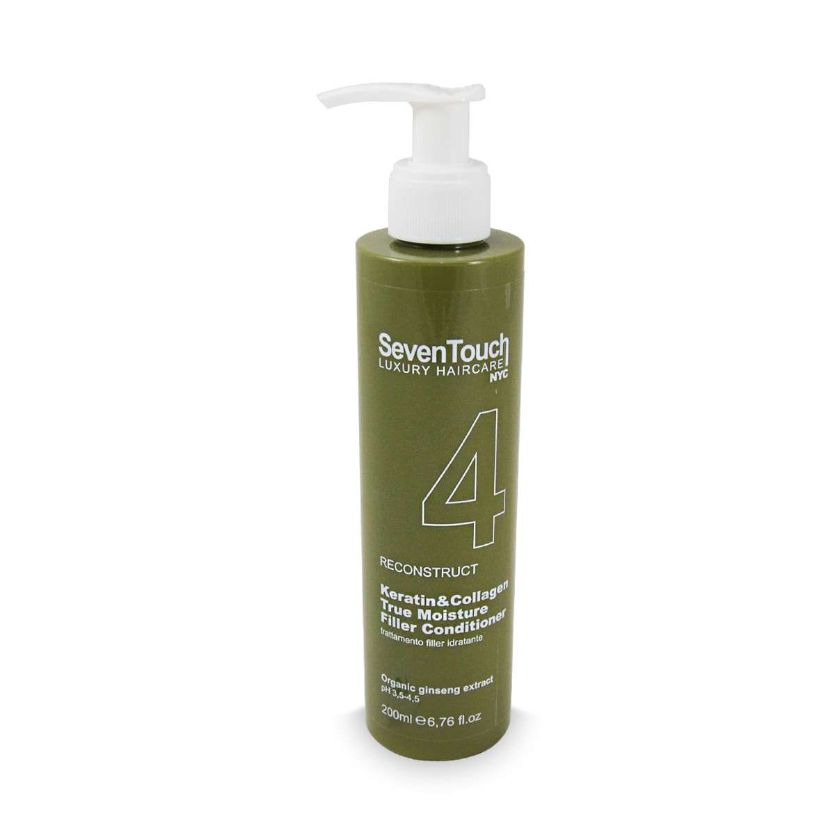 Punti di Vista srl - Wholesale Hair Leave-In Conditioner - Hydrating Filler Treatment No.4 Seven Touch 200 ml0