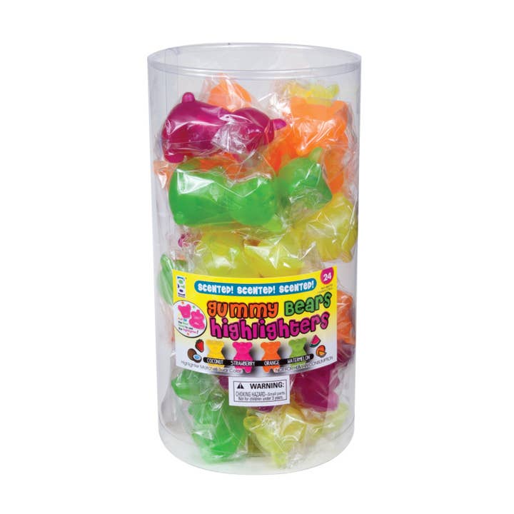 GUMMY BEAR SCENTED HIGHLIGHTER 24/TB for wholesale by Geddes