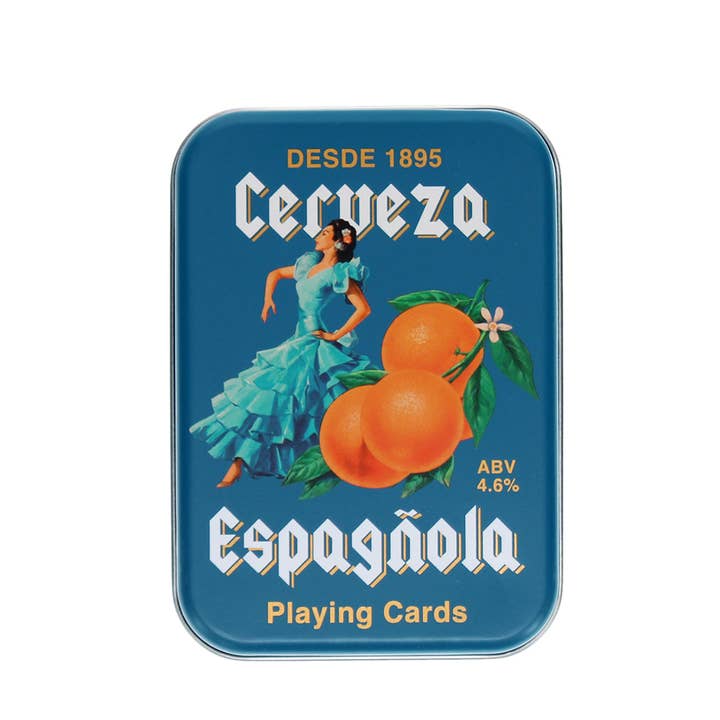 Rex B2B - Europe - Wholesale Playing Cards - Playing cards in a tin - Cerveza Española1