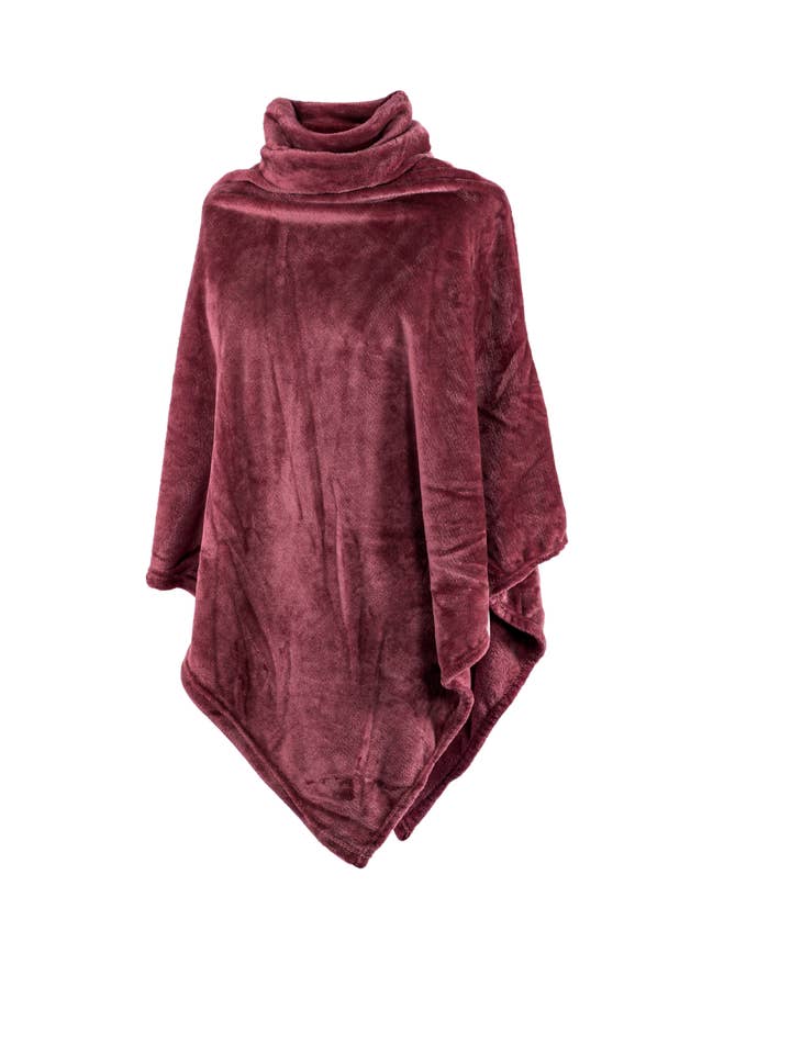 Tiseco - Wholesale Poncho - Unisex - Poncho COSY with collar - 80x80 cm