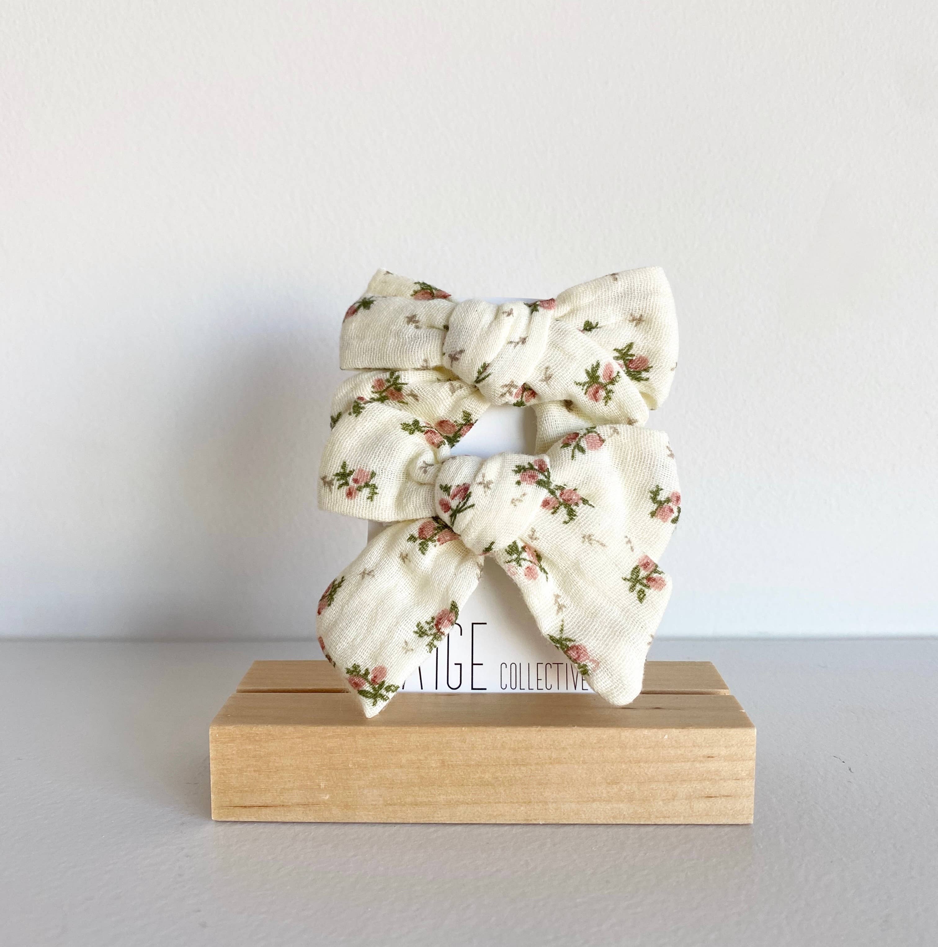 Saige Collective - Wholesale Hair Bow - Kids - Muslin Cotton Bows - assorted9