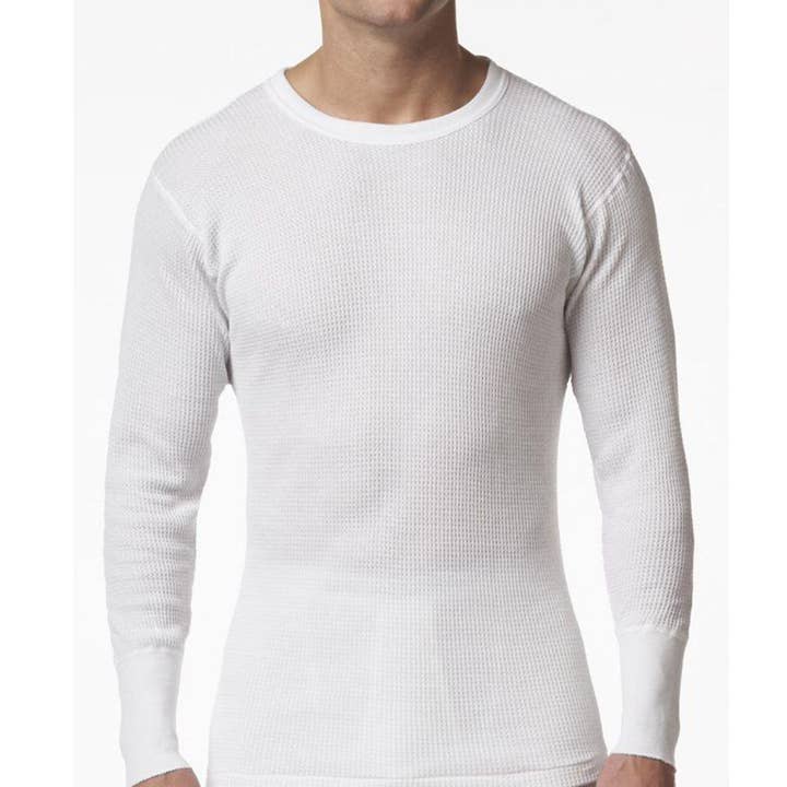 Stanfield's – wholesale T-shirt – men's – Men's Thermal Waffle Knit Long Sleeve Shirt