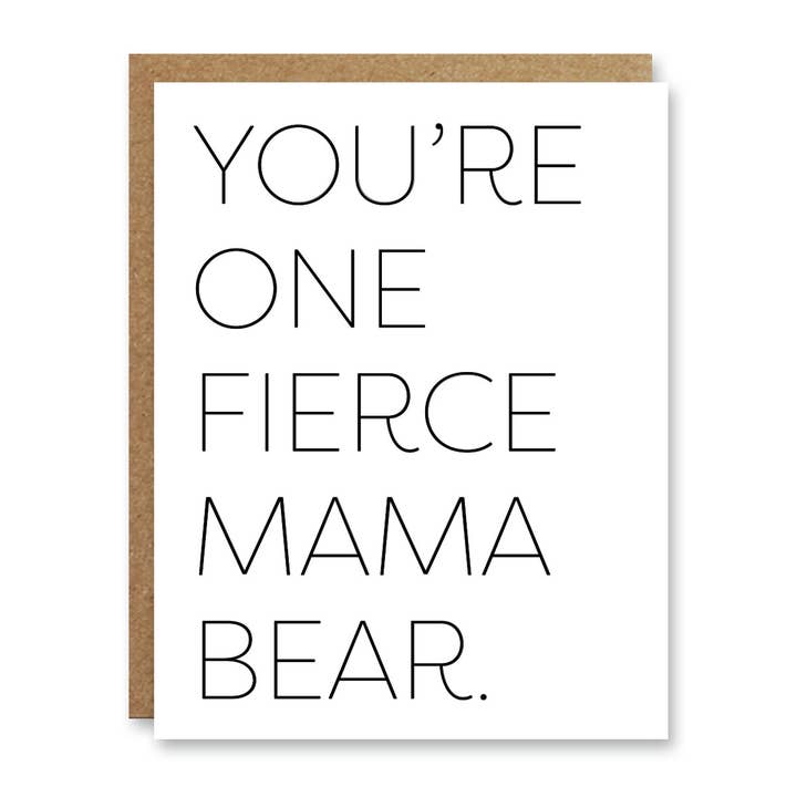 Carte « Mama Bear » pour la vente par Boo To You