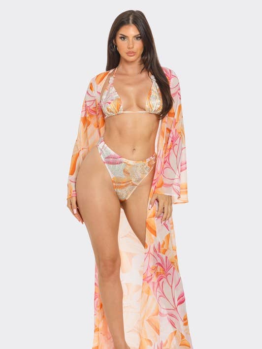 Ensemble Bikini & Duster 3 Pièces pour la vente par BANJUL