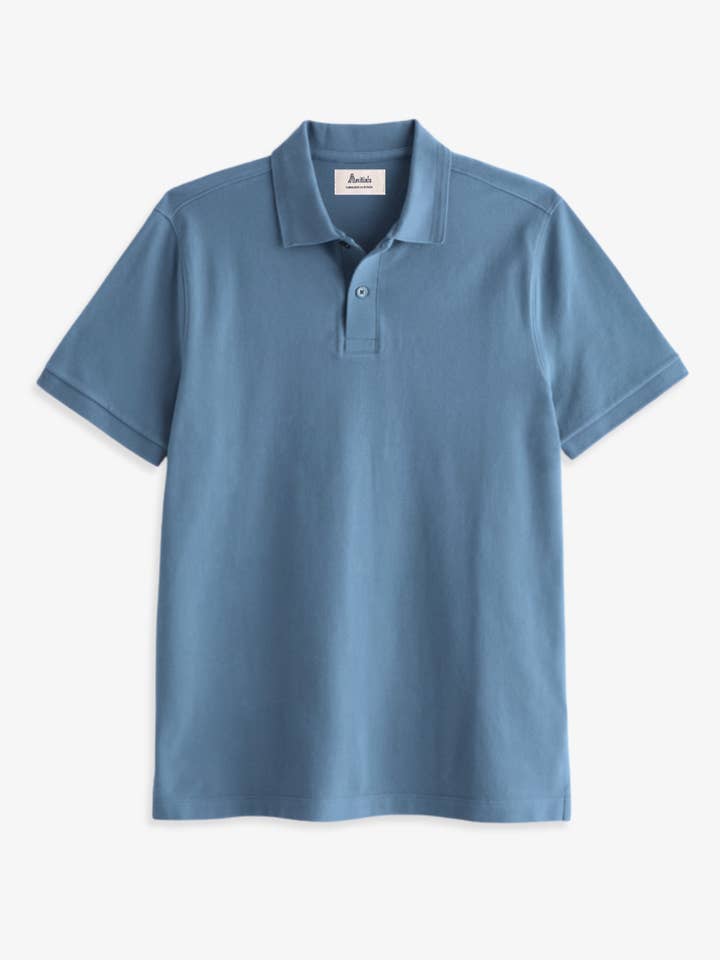 POLO OCEAN BLUE | PERSONALIZADO por atacado de Anitials