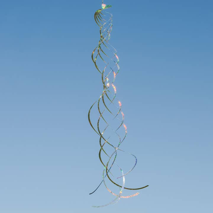 In the Breeze, LLC. - Wholesale Wind Spinner - Silver Mylar Turbulence Spinner1