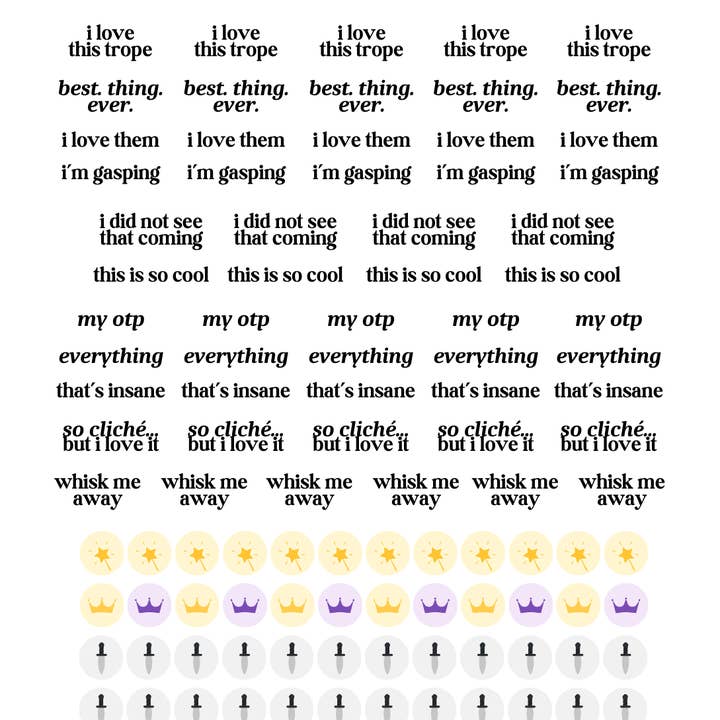 TitlePieces - Wholesale Sticker - Annotation Stickers (Genre)5