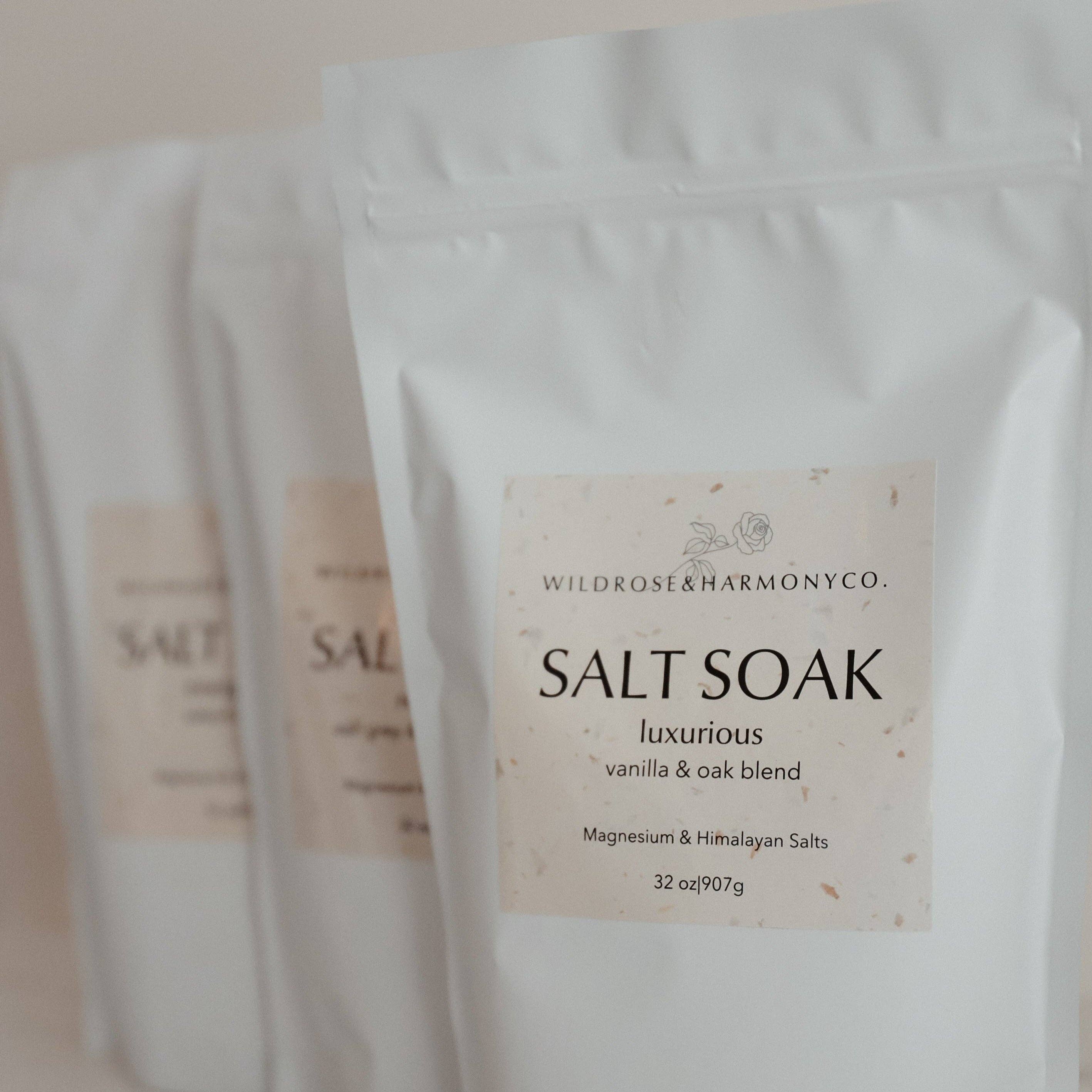 Wild Rose & Harmony Co. - Wholesale Bath Salts - Vanilla Oak Salt Soak0