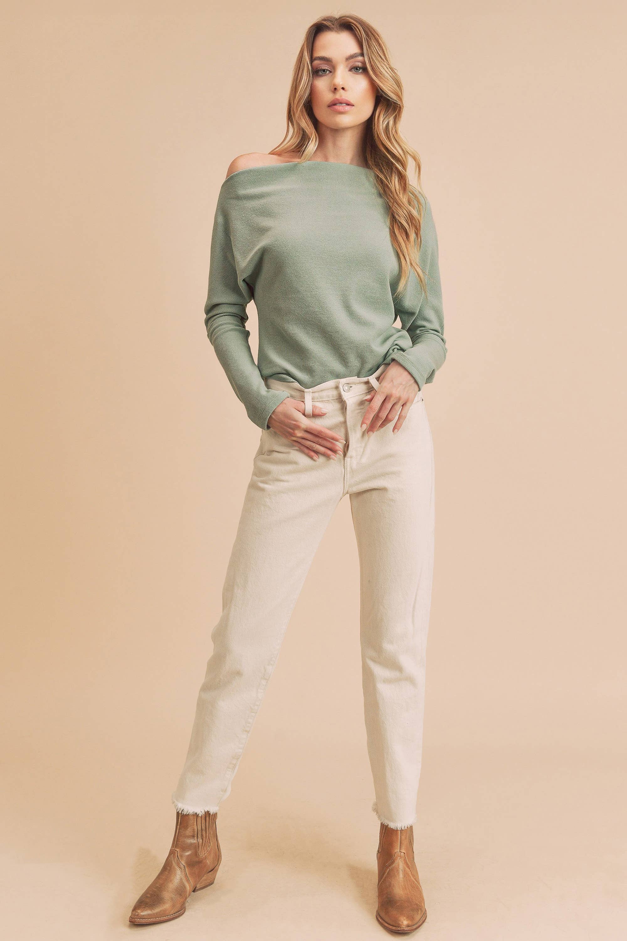 AEMI + CO – wholesale Stickad topp - Dam – 8114BN Lula Termisk topp 124