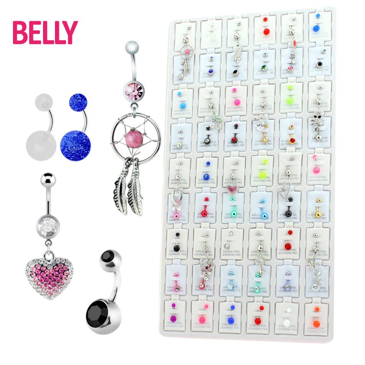 Lion Gothic - Wholesale Jewelry Set - Body Jewelry LED Display Case with 252 Pc Jewelry Included3