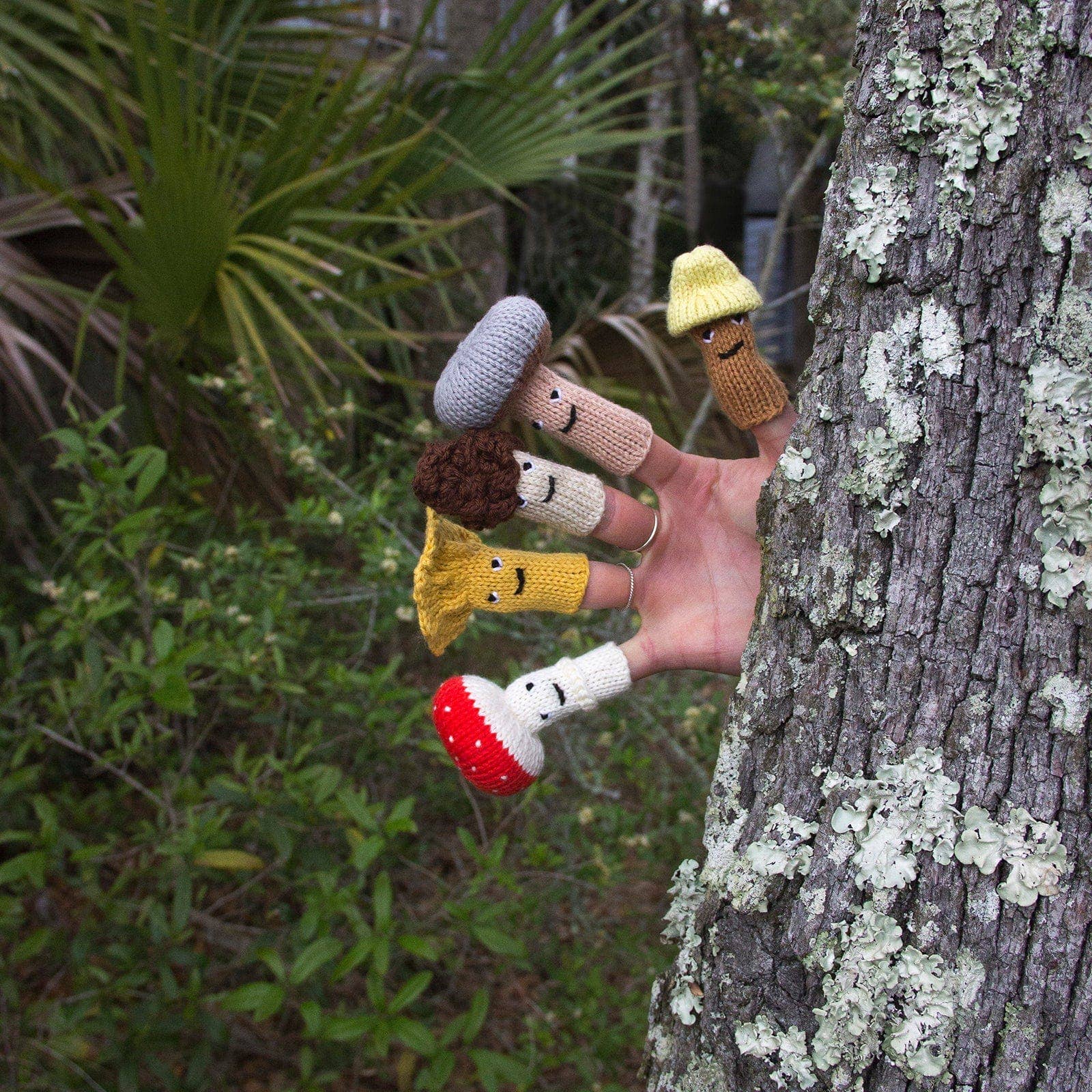 Blabla - Wholesale Finger Puppet - Kids & Baby - Finger Puppet Mushrooms (set 5)5