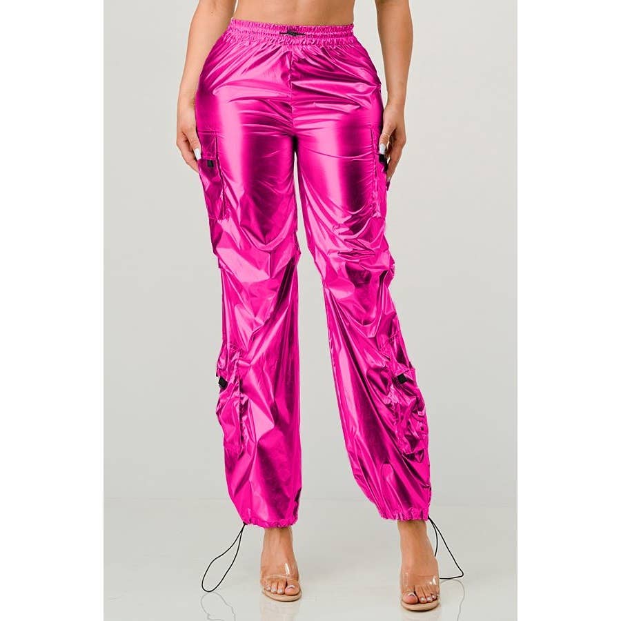 Metallic Mami  Cargo Pants – LYS Boutique