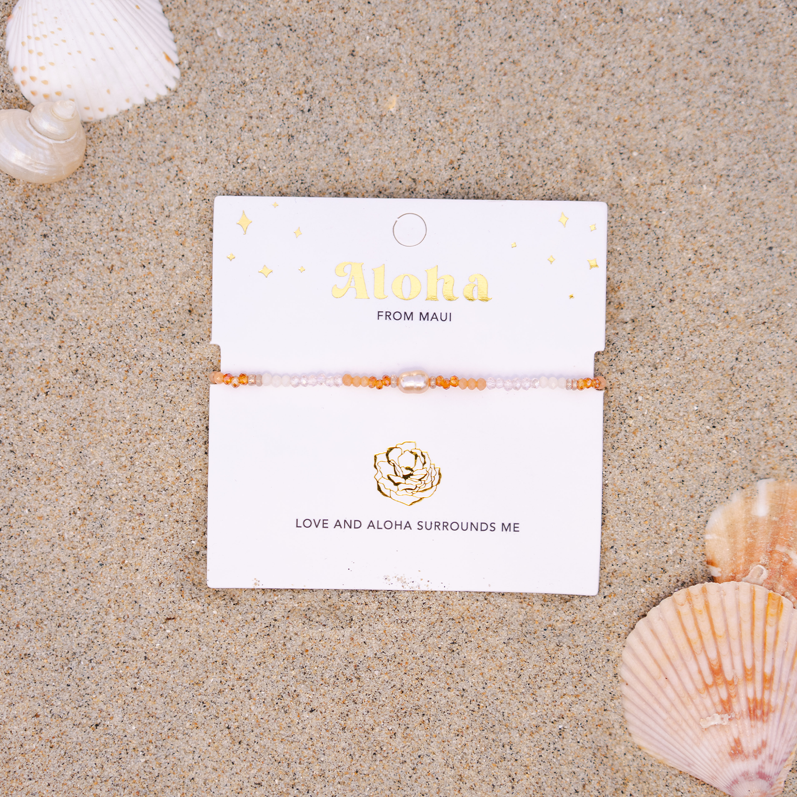 Lotus and Luna - Wholesale Beaded Bracelet - Hawaii Goddess Bracelet - Maui4