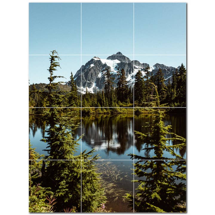 Keramische muurschildering voor bergtegels PT500877 voor wholesale door Picture-Tiles.com