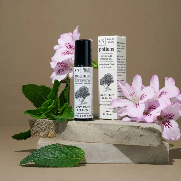 Potions BCN - Wholesale Essential Oil Roll-On - Aunt Flo's Aromatherapy Roll On1