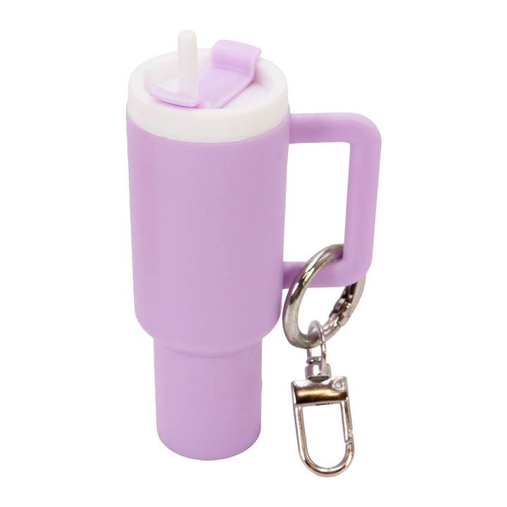 ASSORTED Colorful Mini Matte Tumbler Cup Key Chain for wholesale on Faire2