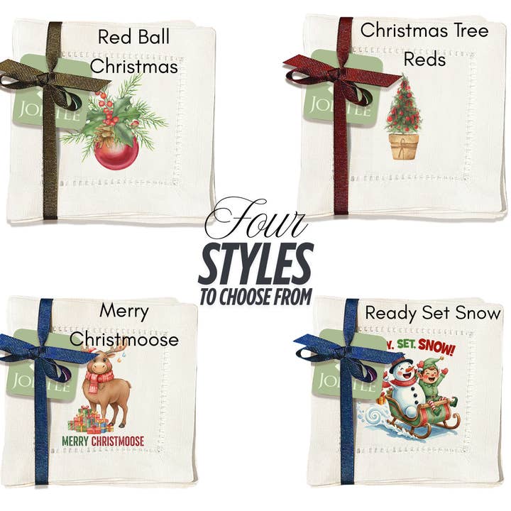 Serviettes à jour - Classiques, quatre styles au choix pour la vente par Jolitee