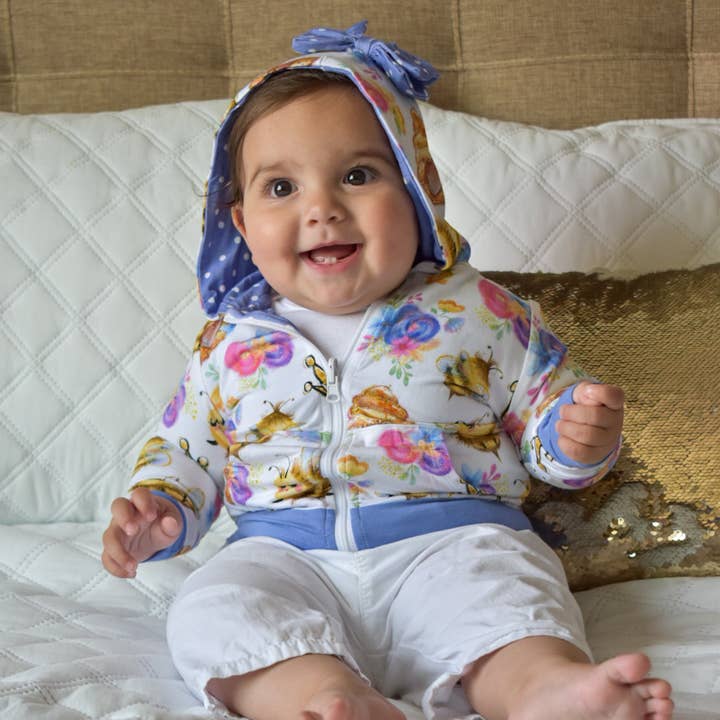 Reversible Hooded Sweatshirt for wholesale by Duray Baby