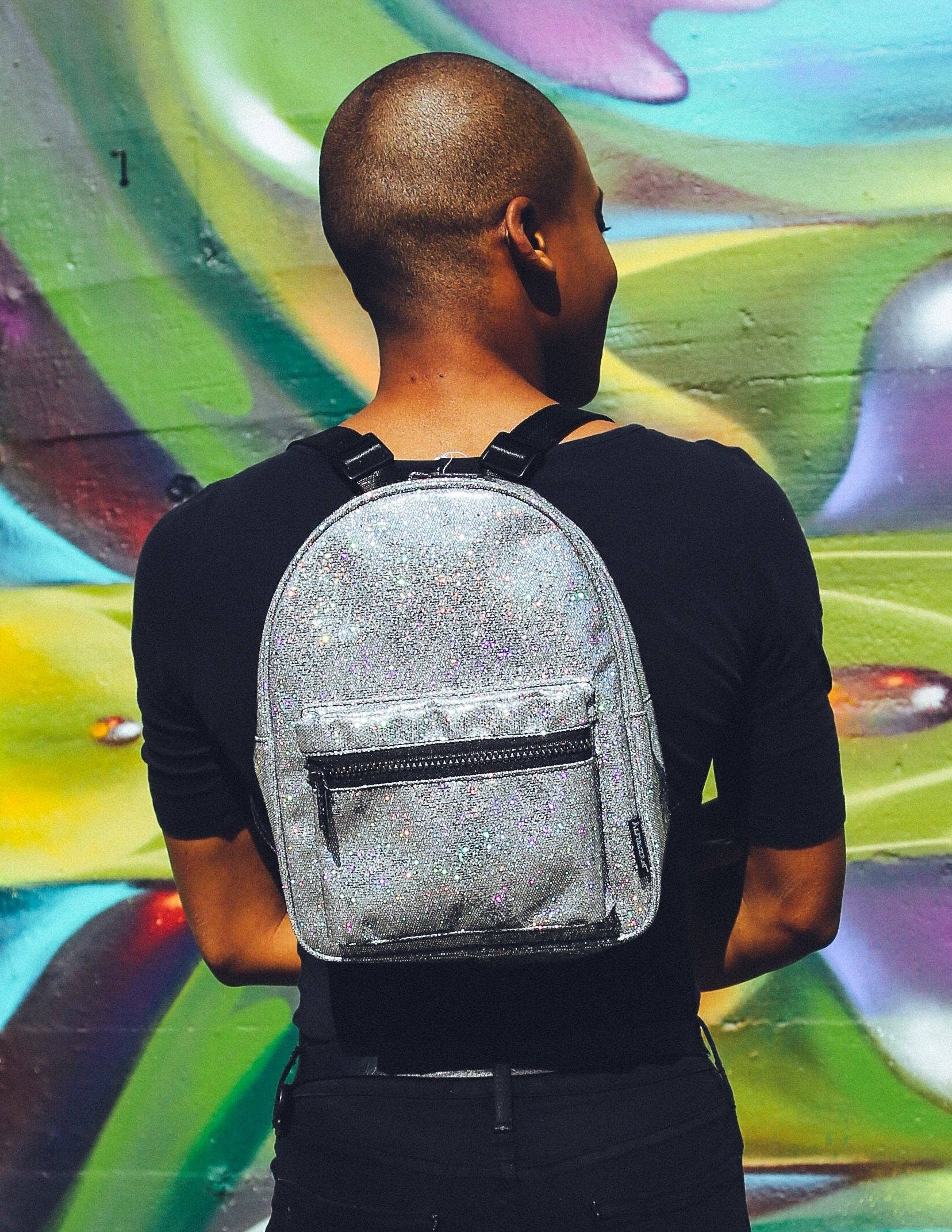 Fydelity - Wholesale Backpack - Women's - 86237: Mini Backpack | Glam Silver6