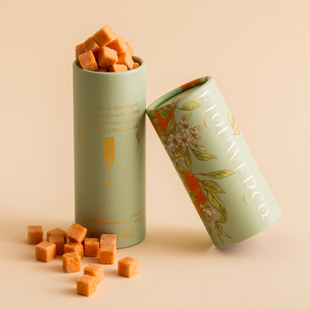 FLOUWER CO. – Großhandel Cocktailmischung/-sirup – Cocktail-Würfel – Orange Blossom1