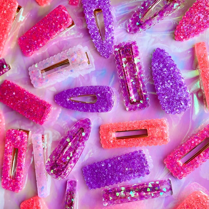 Prescription Resin - Wholesale Hair Clip - Women's - SET OF 2 RESIN HAIR CLIPS | HAIRSLIDE x 6 MIXED ASSORTMENT4