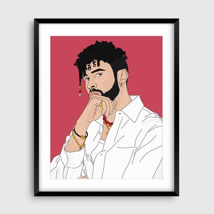 Bad B Fine Art Print for wholesale by Sammy Gorin LLC