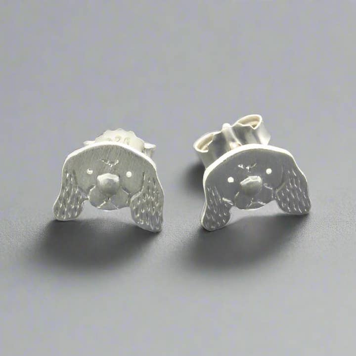 King Charles Cavalier face stud - sterling silver and other Purchase Wholesale charles viancin. Free Returns & Net 60 Terms on Faire trending on Faire.