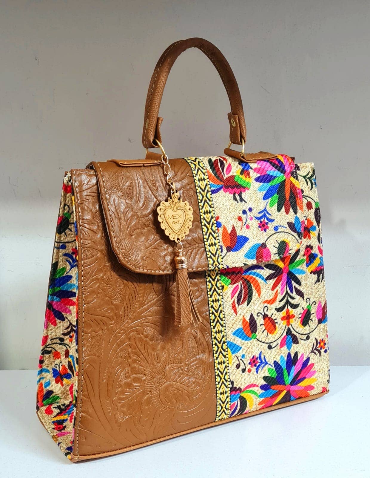 GMCE Global Trading, LLC - Wholesale Backpack - Women's - Handcrafted Artisan Backpack Embroidered Jute 3