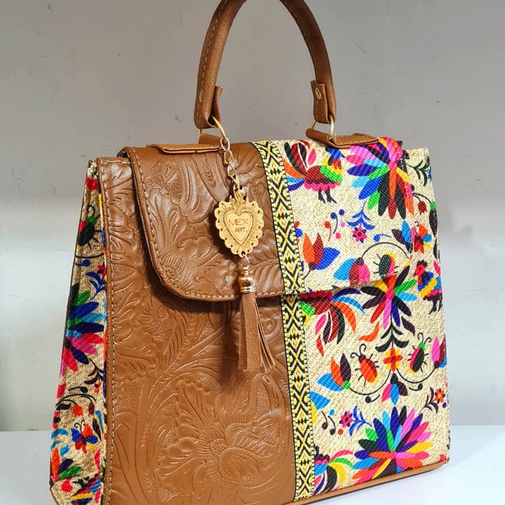 GMCE Global Trading, LLC - Wholesale Backpack - Women's - Handcrafted Artisan Backpack Embroidered Jute 3