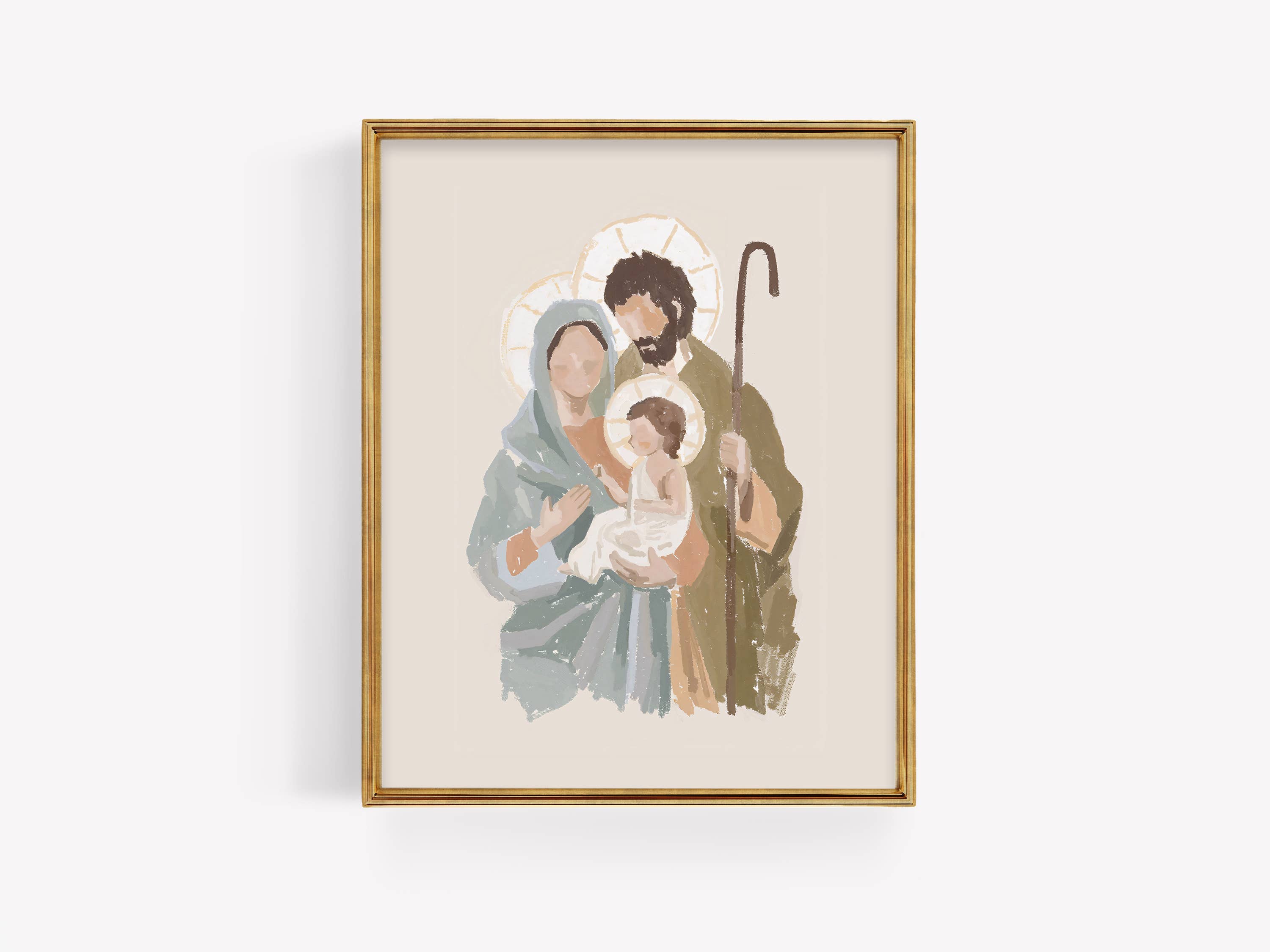 Reap+Sow - Venta al por mayor Ilustración - Impresión de arte de pintura cristiana de la Sagrada Familia9