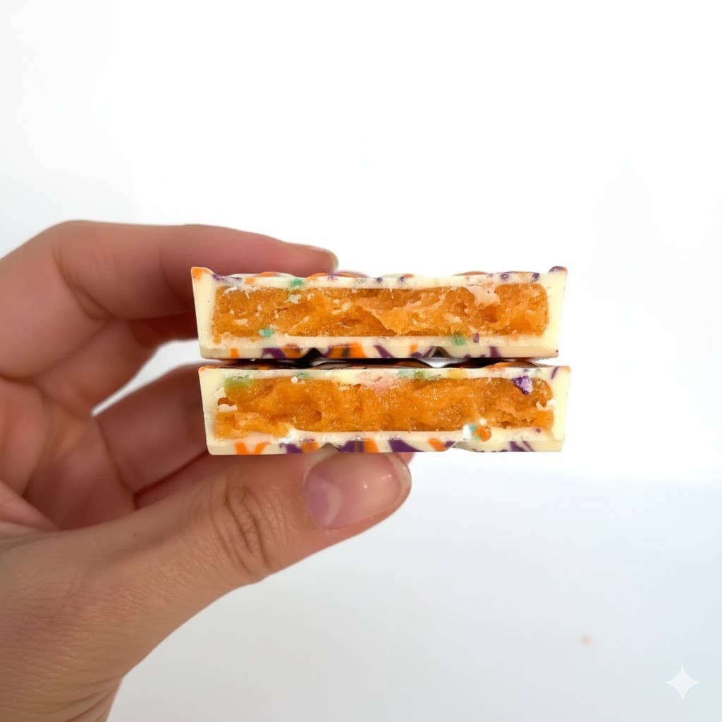 Aladdin - Wholesale Chocolate Bar - White Dubai Chocolate Mango Passion Fruit Popping 75g 3