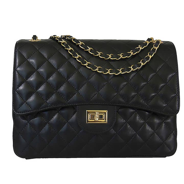 Canetti Roberto - Wholesale Shoulder Bag - Women's - QUILTED LEATHER SHOULDER BAG 1203