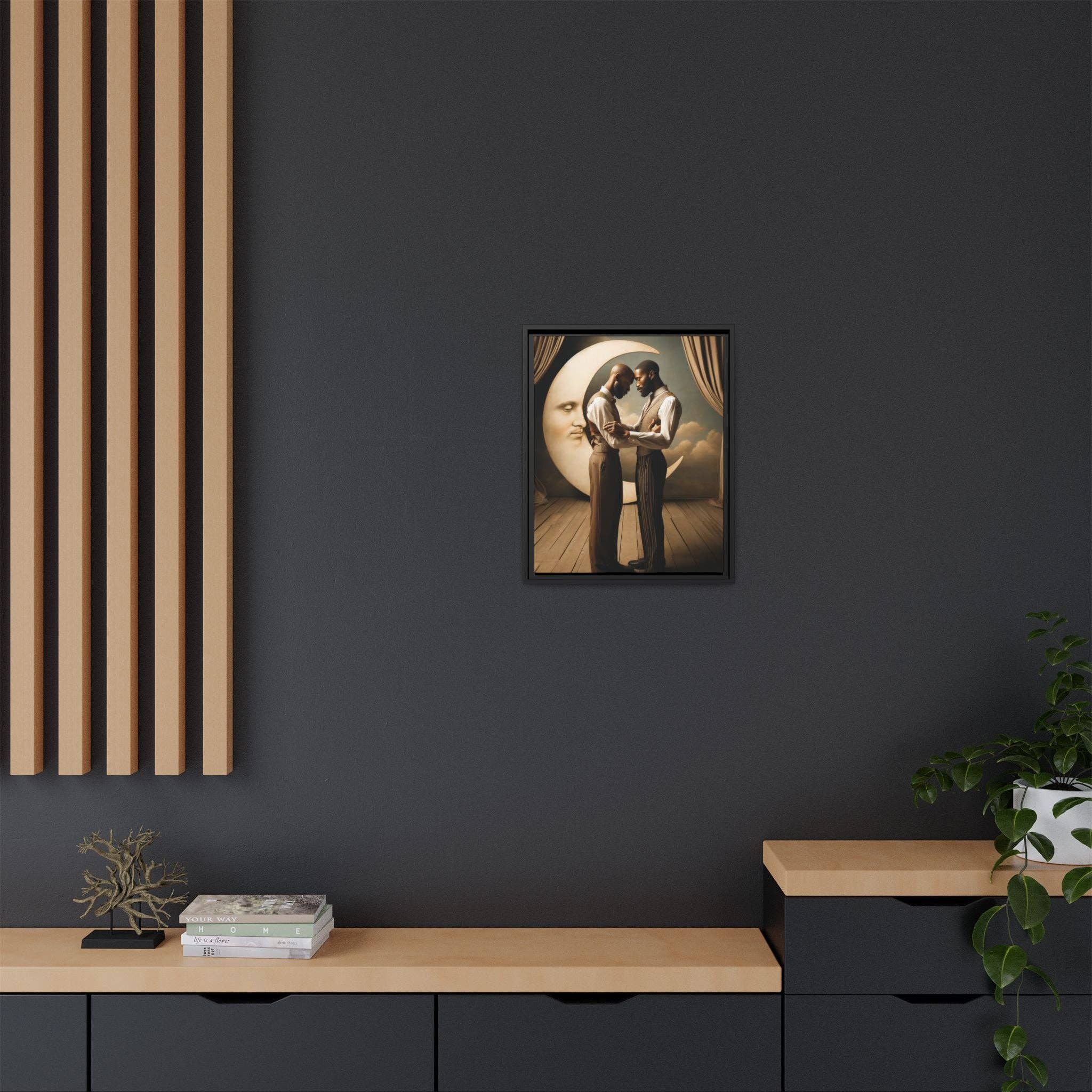 Walt & Pete - Wholesale Art Print - Missing Art Studies - Man In The Moon 00214