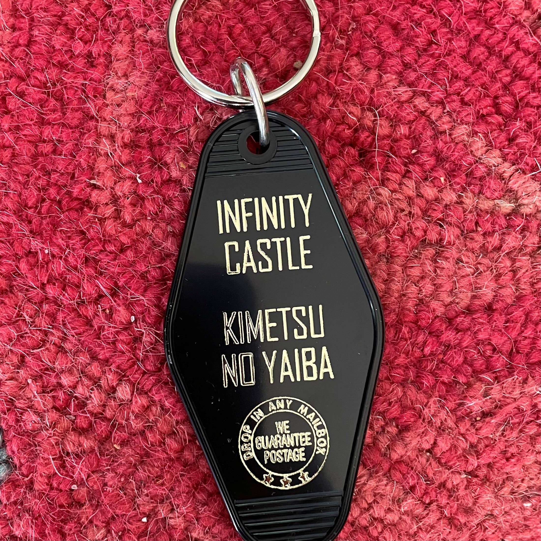 The 3 Sisters Design Co. - Wholesale Keychain - Unisex - Motel Key Fob - Infinity Castle (Demon Slayer)0
