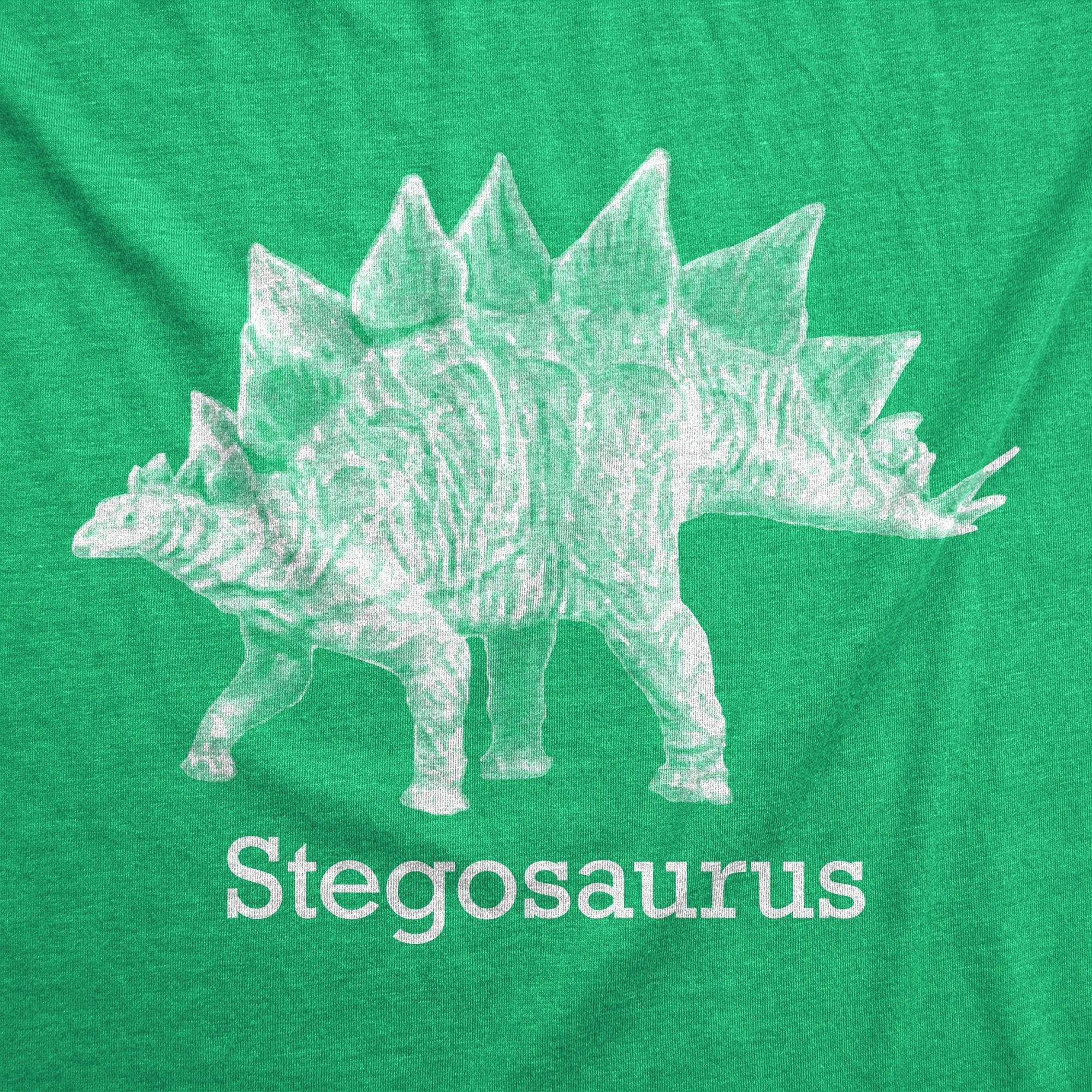 Heather Green Stegosaurus Men's Tshirt Dinosaur Graphic Tee Western T for wholesale on Faire2