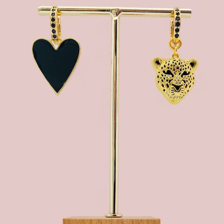 Tiger Black Creolen für den Großhandel von Huracan